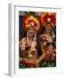 Native Dancers, Huahine, Tahiti, French Polynesia, Oceania-Bill Bachmann-Framed Photographic Print