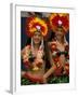 Native Dancers, Huahine, Tahiti, French Polynesia, Oceania-Bill Bachmann-Framed Photographic Print