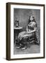 Native Dancing Girl, India, Early 20th Century-null-Framed Giclee Print