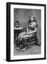 Native Dancing Girl, India, Early 20th Century-null-Framed Giclee Print