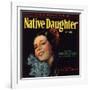 Native Daughter Brand - Santa Susana, California - Citrus Crate Label-Lantern Press-Framed Art Print