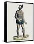Native from Romanzoff Archipelago (Oceania)-null-Framed Stretched Canvas