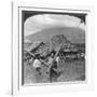 Native Girls with their Water Vessels Made from Shafts of Bamboo, Philippines, 1907-HC White-Framed Giclee Print