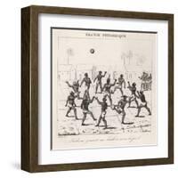 Native Guyanese Indians Play a Regional Variant of Football Reliant It Appears-Laucauchie-Framed Art Print