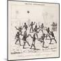 Native Guyanese Indians Play a Regional Variant of Football Reliant It Appears-Laucauchie-Mounted Art Print