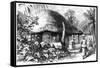 Native Habitation, Santo Domingo, 1873-null-Framed Stretched Canvas