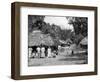 Native Huts, Jamaica, C1905-Adolphe & Son Duperly-Framed Giclee Print