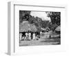 Native Huts, Jamaica, C1905-Adolphe & Son Duperly-Framed Giclee Print