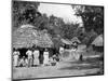 Native Huts, Jamaica, C1905-Adolphe & Son Duperly-Mounted Giclee Print