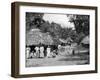 Native Huts, Jamaica, C1905-Adolphe & Son Duperly-Framed Giclee Print