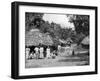 Native Huts, Jamaica, C1905-Adolphe & Son Duperly-Framed Giclee Print