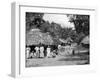 Native Huts, Jamaica, C1905-Adolphe & Son Duperly-Framed Giclee Print