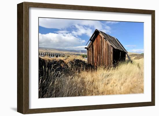 Native Indian Abandoned Building-sphraner-Framed Photographic Print