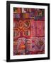 Native Indian Artwork, Mola, Panama-Bill Bachmann-Framed Premium Photographic Print