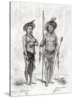 Native Indians from Rio Branco, South America-null-Stretched Canvas