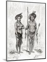 Native Indians from Rio Branco, South America-null-Mounted Giclee Print