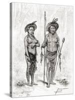 Native Indians from Rio Branco, South America-null-Stretched Canvas