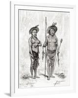 Native Indians from Rio Branco, South America-null-Framed Giclee Print