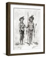 Native Indians from Rio Branco, South America-null-Framed Giclee Print