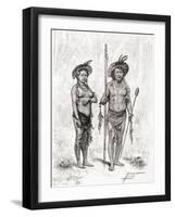 Native Indians from Rio Branco, South America-null-Framed Giclee Print