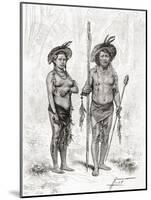 Native Indians from Rio Branco, South America-null-Mounted Giclee Print