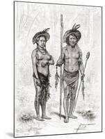 Native Indians from Rio Branco, South America-null-Mounted Giclee Print