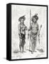 Native Indians from Rio Branco, South America-null-Framed Stretched Canvas