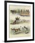 Native Modes of Hunting-null-Framed Giclee Print