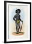 Native of the Papua Islands, C1840-J Bull-Framed Giclee Print