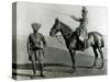Native Officer and Non-Commissioned Officer, Central India Horse, c.1896-null-Stretched Canvas