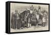 Native Officers and Soldiers in the East India Company's Service-William Carpenter-Framed Stretched Canvas