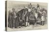 Native Officers and Soldiers in the East India Company's Service-William Carpenter-Stretched Canvas