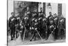 Native Officers of the 44th Gurkhas, Indian Army, 1896-Bourne & Shepherd-Stretched Canvas