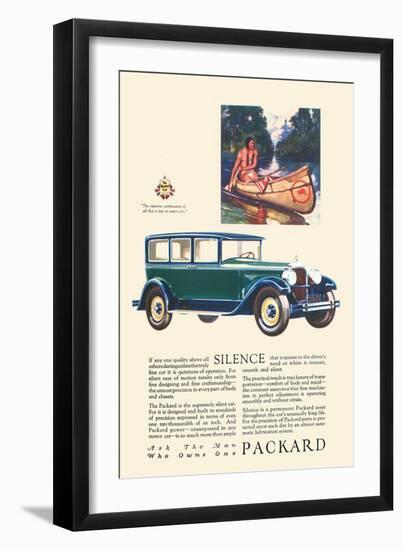Native Packard-null-Framed Art Print