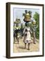 Native People on their Way to Market in Kingston, Jamaica, c.1890-null-Framed Giclee Print