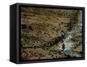 Native Peoples, Inca Road, Empires of the Sun, Lake Titicaca, Copacabana, Andes, Bolivia-Kenneth Garrett-Framed Stretched Canvas