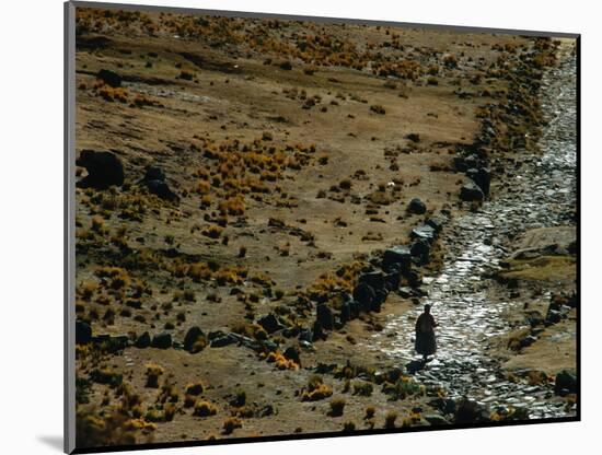 Native Peoples, Inca Road, Empires of the Sun, Lake Titicaca, Copacabana, Andes, Bolivia-Kenneth Garrett-Mounted Photographic Print