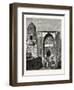 Native Police at the Gate of the Mosque of Shah Zindeh, Samarcand-null-Framed Giclee Print