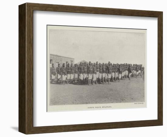 Native Police, Bulawayo-null-Framed Giclee Print