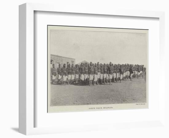 Native Police, Bulawayo-null-Framed Giclee Print