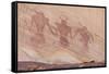 Native Pueblo rock art, Lower Calf Creek Falls Trail, Grand Staircase-Escalante National Monument, -Michael Nolan-Framed Stretched Canvas