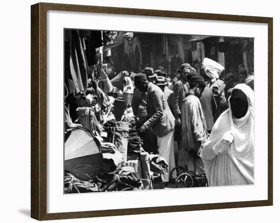 Native Quarter, Tunis-null-Framed Photographic Print