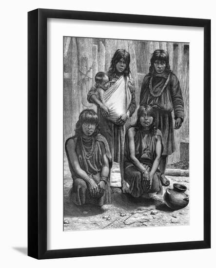 Native South Americans, 19th Century-E Ronjat-Framed Giclee Print