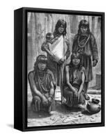 Native South Americans, 19th Century-E Ronjat-Framed Stretched Canvas