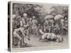 Native Sport in India, a Ram Fight in Bengal-William T. Maud-Stretched Canvas