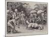 Native Sport in India, a Ram Fight in Bengal-William T. Maud-Mounted Giclee Print