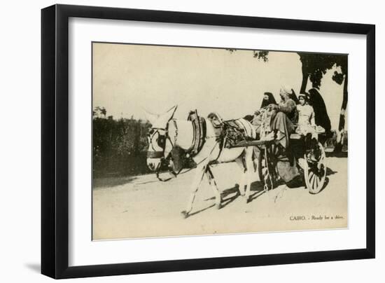 Native Transport in Cairo, Egypt-null-Framed Photographic Print