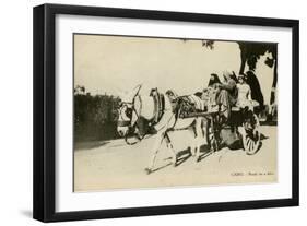 Native Transport in Cairo, Egypt-null-Framed Photographic Print