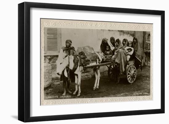 Native Transport in Egypt-null-Framed Photographic Print