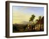 Native Village in Celebes, Now Sulawesi-Antoine Auguste Antoine Joseph Payen-Framed Giclee Print